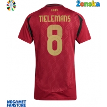 Belgija Youri Tielemans #8 Domaci Dres za Ženska EP 2024 Kratak Rukav